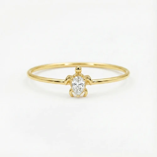 Tortoise Serenity Ring